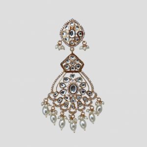 Noori Kundan Chandbaali (White)