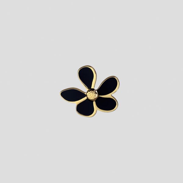 Pearl Blossom – Floral Stud - Image 3