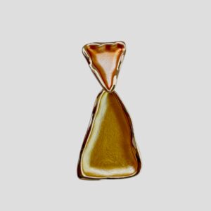 Golden Drape – Abstract  Earring