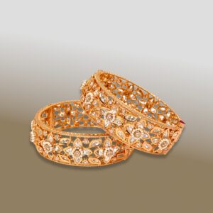 Floral Pearl Bangles