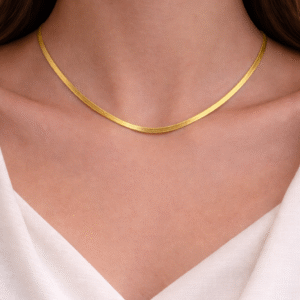 Classic Flat Snake Anti-Tarnish Stainless Steel Neckchain