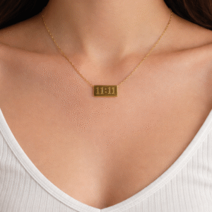 11:11 Manifestation Bar Neckchain – Anti-Tarnish Stainless Steel