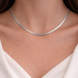 Classic Flat Snake Anti-Tarnish Stainless Steel Neckchain